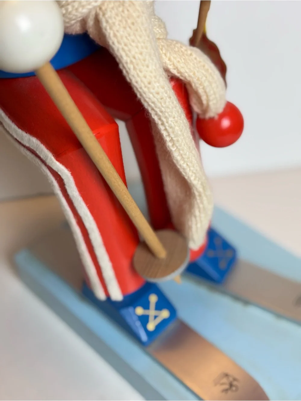 Steinbach “Big Skier” Nutcracker-18”Handmade Germany/Kurt Adler Collection/flaw